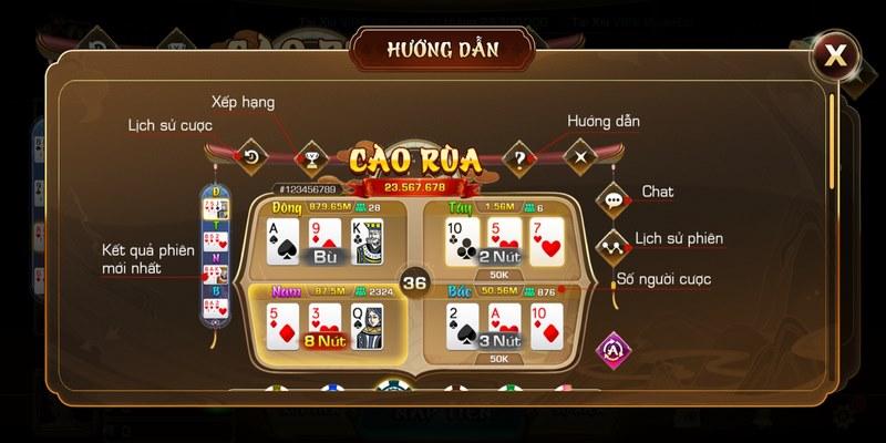 Bài cào rùa cách chơi